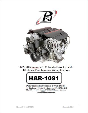 VORTEC W/ LS1 INTAKE INSTRUCTIONS