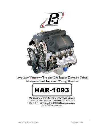 VORTEC w/ LS3 INTAKE INSTRUCTIONS